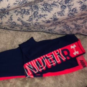 cropped under armuor workout leggings